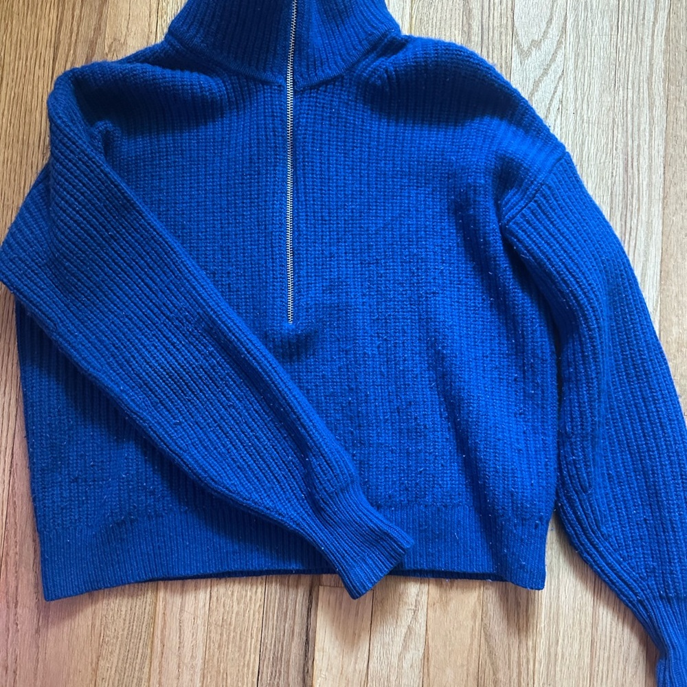 Everlane Royal Blue Turtleneck Sweater